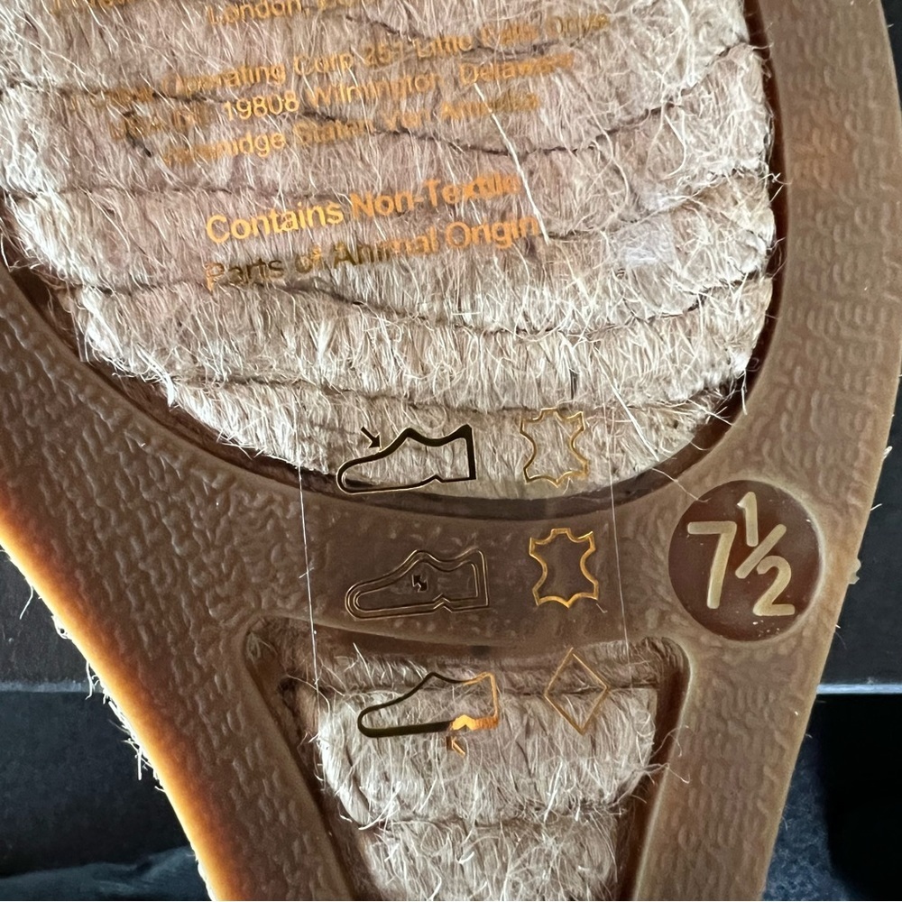 J. CREW HUTTON Haircalf Espadrille Wedge 7.5 - Picture 11 of 12